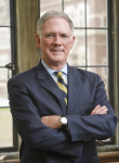 James F. Jones Jr., retiring president of Trinity College in Hartford, Conn.